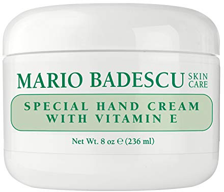 Mario Badescu Special Hand Cream with Vitamin E for Men and Women, Non-Greasy, Light and Fast-Absorbing Hand Cream for Dry Cracked Hands, Ideal for All Skin Types, 8 Oz