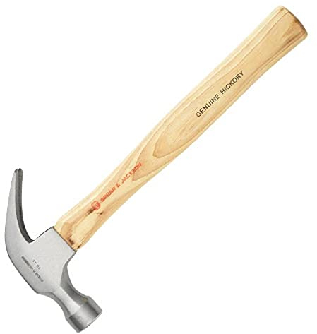 Spear & Jackson SJ-CAH20 Adze Eye Claw Hickory Hammer, Blue, 20 oz