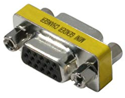 Gender Changer 2 x HDD de Hembra de 15 Pines