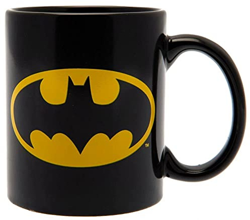 Ceramic DC Comics 273965X Batman Boxed Mug Batman Logo, Black