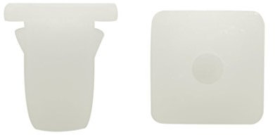 sourcingmap 20Pcs Square Plastic Rivets Button 10 x 8mm for Car Bumper Fender