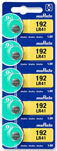 Murata LR41-BEAWW Knopfzelle LR 41 Alkali-Mangan 45 mAh 1.5V 5St.