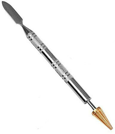 POWERTOOL - Penna a due teste con bordo in pelle per pittura a olio, accessorio per pittura a olio