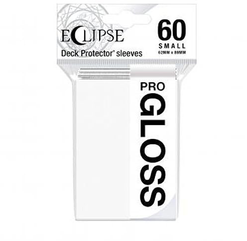 Ultra Pro Eclipse Pro Gloss Small Arctic White Sleeves Deck Protector Sleeves 15624