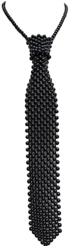ZSYTF Cravatta da donna scava fuori perla cravatta regolabile collo cravatte adulto accessori formali cravatta partito girocollo collana, A, Etichettalia unica
