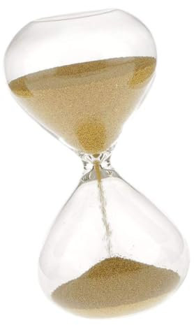Clessidra a sabbia dorata 3 minuti Timer di sabbia Misura