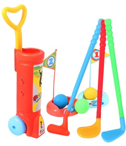 JOINPAYA Sets Für Kinder Kleinkind Golf Clubs Kinder Golf Spielzeug Kunststoff Golf Bälle Outdoor Sport Abs Material Geschicklichkeit Entwicklung