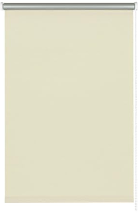 GARDINIA Tenda a rullo a comando laterale per finestre, Con supporto termico, Opaca e coprente, Montaggio con trapano, Protezione termica, Oscuramento, Risparmio energetico, Crema, 82 x 160 cm (LxA)