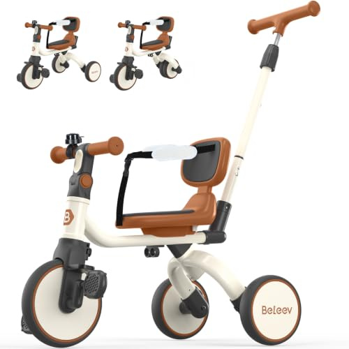 BELEEV 5 in 1 Tricycle for Toddlers 1-3, Kids Trike & Balance Bike