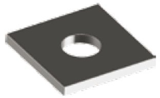 10 Stk. DIN 436 A2 13.5 Vierkant-Unterlegscheibe Holzbau EDELSTAHL A2 V2A