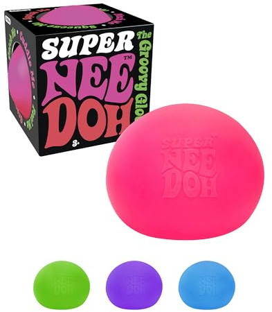 Schylling SC-SPND Super NEE DOH, for ages 3+, Assorted Designs and Colours, 4.5 x 4.5 x 4.5 inches