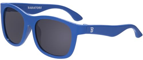 Babiators Gafas de sol originales Navigator para bebés y niños pequeños, 100% protección UV, resistentes a los golpes, marcos de goma flexibles, Bueno como el azul, 0-24 Meses