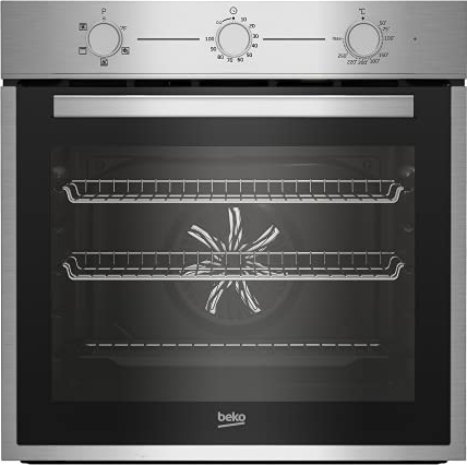 Beko Electric Single Oven with Steam Cleaning - Stainless Steel