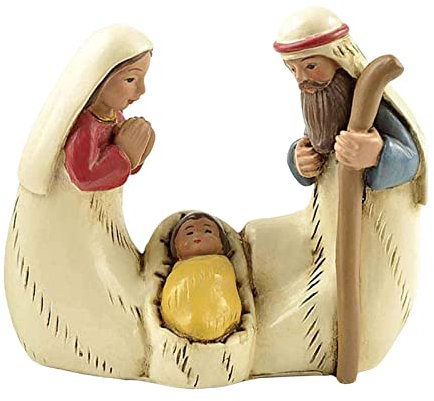 Luckyki Moderno, Juego Nacimiento Belén Resina, Figuras Navidad, Decoración Hogar Oficina Jardín