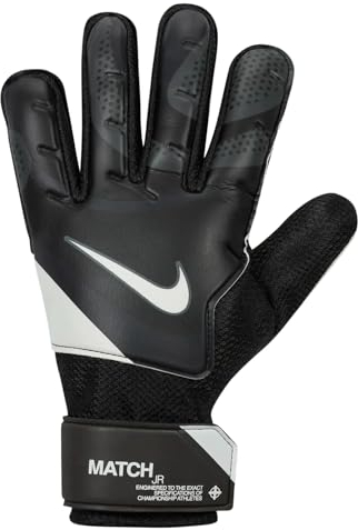 Nike Unisex Jugend Torwarthandschuhe-fj4864 Torwarthandschuhe, Black/Dark Grey/White, M EU