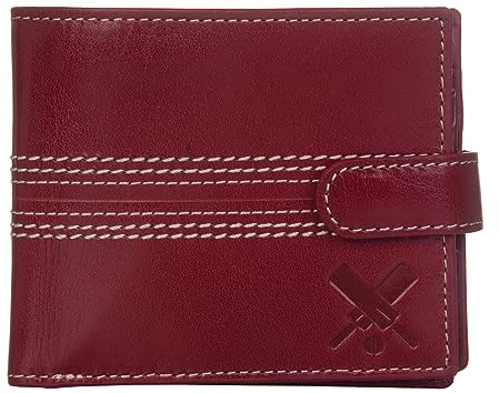 Mala Leather Edgbaston Cricket Ball Soft Leather Tab Wallet