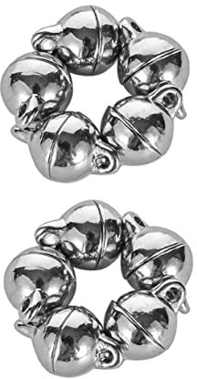 STOBOK 10 Piezas De Cierres Para Collar De Joyería Clip De Piedra Hebilla De Bricolaje Cierre De Piedra Accesorios