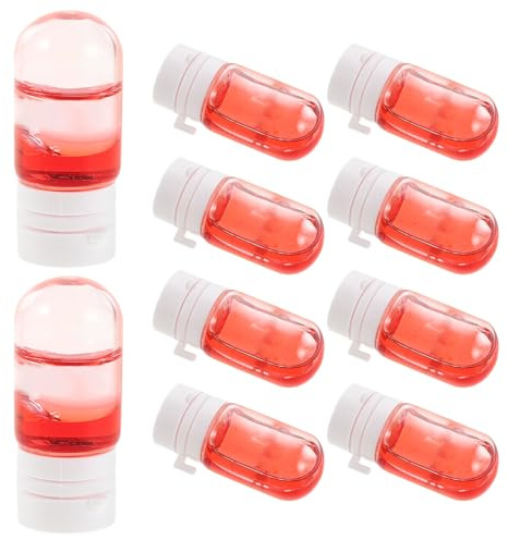 Aceite Cabello Portátil 10 Piezas, Aceite Esencial Rojo