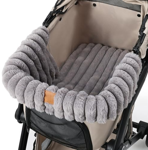 Oxxggkao Pet Strollers Mat for Dog and Cats Soft Cats Dog Strollers Mattress Mat Removable Pets Carriage Pad Cushion Dog Strollers Mattress Pad