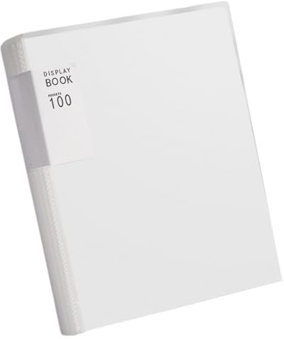 Classeur de présentation à 100 poches avec pochettes transparentes pour la gestion des documents