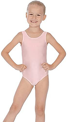 Roch Valley 'Joanne' Nylon/Lycra* Leotard Pale pink Age 7-8 122-128cm (1B)