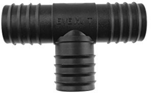 25mm 1 T Piece Plastic Barbed TUBING Connector Fish Pond Pipe Joiner HYDROPHONICS Hose Inline Repair