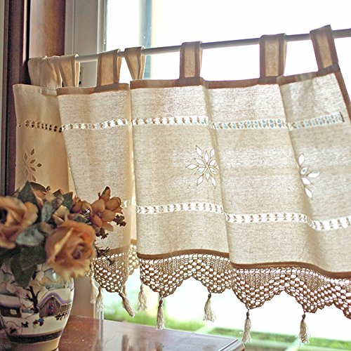 Silvercolor, tenda corta, tenda scorrevole per caffè, bistrot, decorazione domestica