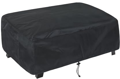 bruwaa Funda Protectora para Plancha, Tamaño 60 x 45 x 25 cm, Impermeable y Duradera, Fácil de Instalar con cordón, Funda Universal para Plancha | Cocina de Gas | Barbacoa al Aire Libre