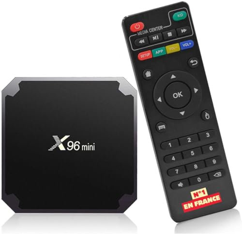 X96 Mini® TV Box Lecteur Multimédia de Diffusion en continu Android 11.0/Boîte TV 4K avec Amlogic S905W2 Quad-Core chipset, 64 Bits 2GB/16GB,WiFi,4K HD,H.265 Support Francais 7/7J