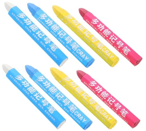 Mikinona 8pcs Tire Marking Pen Chalk Marker Thick Permanent Marker Pens Tire Repair Kit Car for Car Maintenance