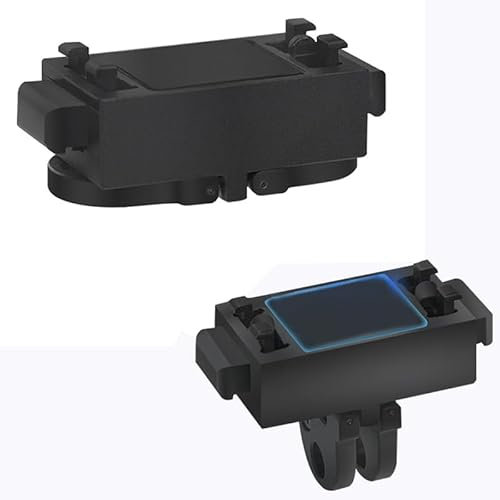 Adaptador magnético de liberación rápida para Insta360 X5, soporte de aluminio plegable de 2 puntas y 1/4 rosca de expansión, soporte fijo para accesorios Insta360 X5