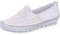 Gemini Damen Ballerinas Leder Mokassins Slipper 382163-01, Größe:39 EU, Farbe:Weiß