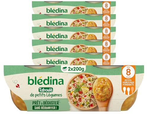 Blédina - Prêt à Déguster - Taboulé de Petits Légumes - Dès 8 mois - 12x200g