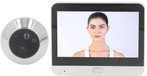 FOSA Video Door Viewer for Home Security Systems, Digital Door Camera Electronic Door Viewer Peephole Camera 1080P 120 Degree Viewing Night Vision Intercom