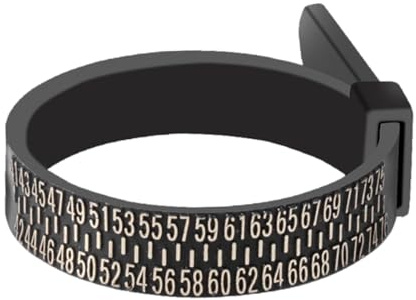di misurazione 'anello, strumento di misurazione della dimensione 'anello, righello flessibile per misurare la circonferenza delle dita, strumento di dimensionamento dei gioielli