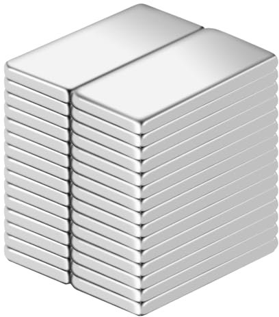 30 Piezas Imanes Neodimio Imanes Autoadhesivos 20x10x2 mm Imanes Nevera Imanes Neodimio Potentes Iman Adhesivo Rectángulo,para Pizarra Magnetica, Pizarra Blanca,Tablón de Anuncios, Nevera,Oficina