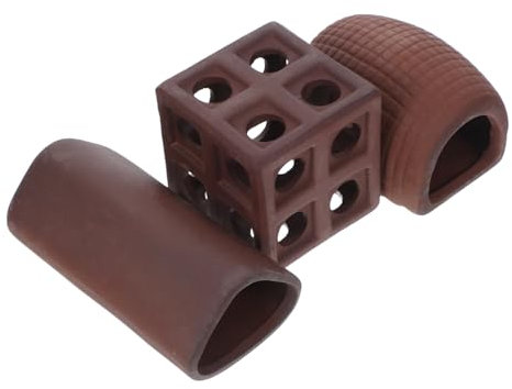 Cabilock 3 Pezzi Gamberetti per Decorativi per Vasche Rifugi per Riproduzione e Nascondiglio e Gamberetti