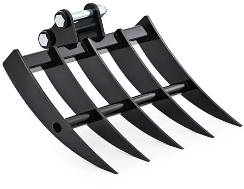 Rastrello for miniescavatore - Attrezzo di attacco da 19,3 for piccoli escavatori