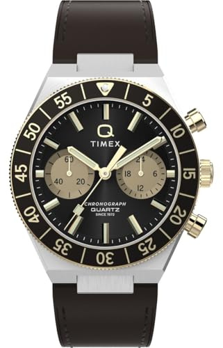 Timex Herrkronograf kvarts armbandsur Q Continental