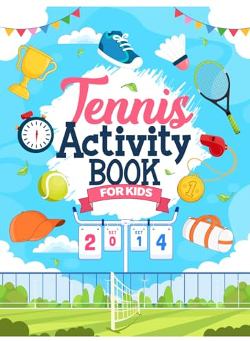 TENNIS ACTIVITY BOOK FOR KIDS: The Ultimate Hockey Themed Activity And Coloring Book including | Fun Puzzles, Mazes, Coloring Pages, Word Games, Brain ... Spot the difference... AND MUCH MUCH MORE!
