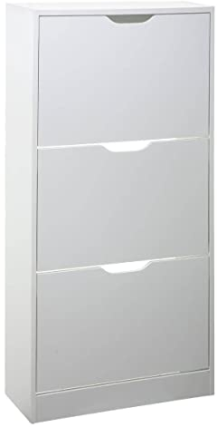 5five - schuhschrank mit 3 schubladen weiß