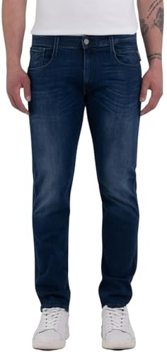 Replay Anbass Slim Fit Jeans con Power Stretch,para hombre,Azul (Medium Blue 009),31W / 32L