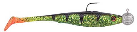 Spro Gummishad Iris Popeye to-go 8cm 5+7g, 2 Stück, UV Perch, Nadelspitze