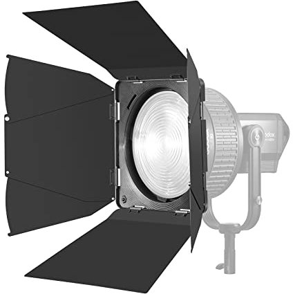 Godox LB-02 Modificador de luz de Video LED de 8 Pulgadas Puerta de Granero con Montura Bowens para Retrato de fotografía de Video