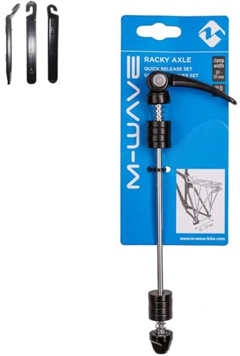 M-Wave Racky Axle Schnellspanner Set Klemmweite 137-177mm inkl. Reifenheber