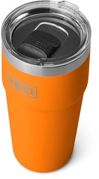 YETI Rambler 20 oz Stackable Tumbler, Stainless Steel, Vacuum Insulated with MagSlider Lid, King Crab