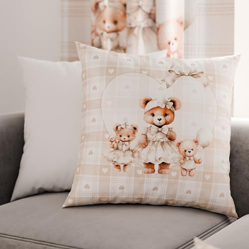 PETTI Artigiani Italiani - Cuscini da Divano con Imbottitura, Cuscini Decorativi con Stampa Digitale, Copricuscini Camera da Letto, 2 Pezzi Cuscino Quadrato 50x50 cm, 100% Made in Italy