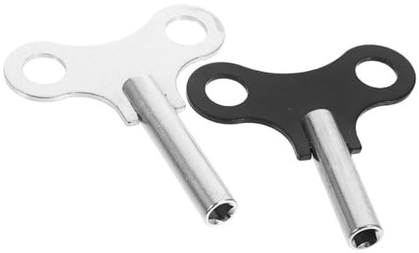 Yardenfun 2stücke Stahl Uhr Aufziehschlüssel Werkzeug Ersatz Für Uhren Reparaturset Mit Bequemer Anwendung Und Wiederverwendbarer Funktion Für Verschiedene Heimuhren