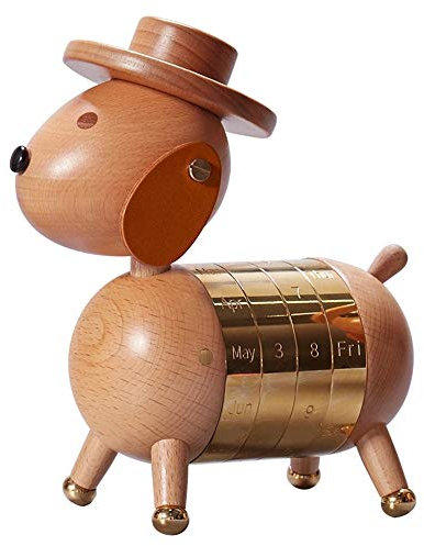 chandelier European Creative Ornaments Crafts Creative Gifts Wood Walnut Beech Beech Gentleman Dog Calendar Ornaments chandelier