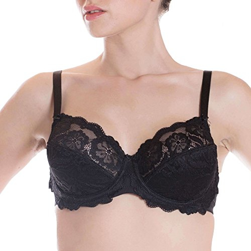 LEPEL Reggiseno Balconcino Donna BELSENO Pizzo Art 251 Coppa C TG 3-7